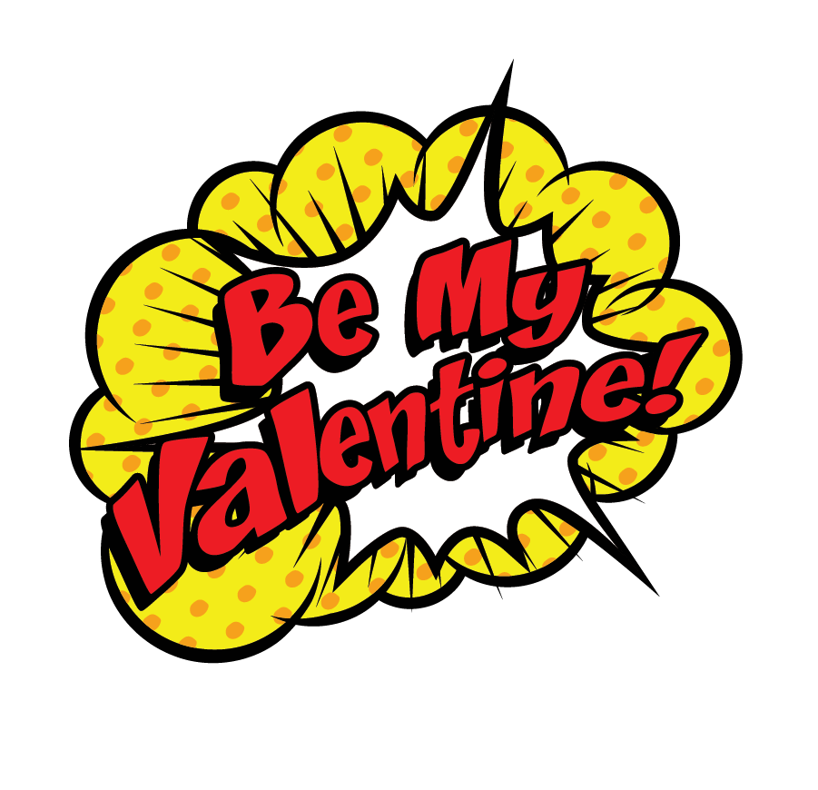 Be my valentine logo